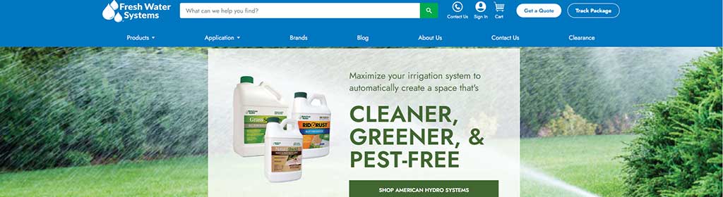 8 fresh water systems