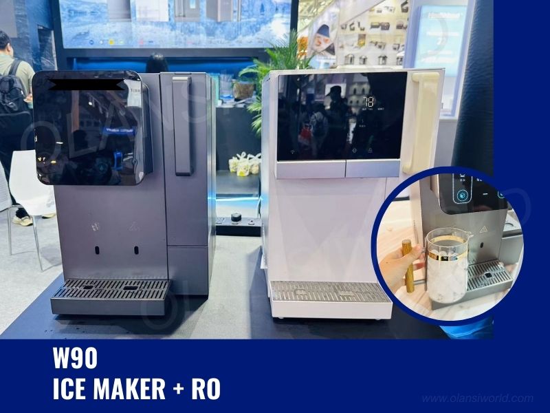 w90 model is a multifunctional ice making water purifier