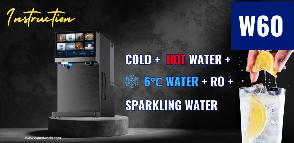 w60 hot cold sparkling water dispenser