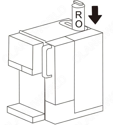 2w90 the ro filter is reset in the operation