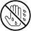 do not touch wet hands