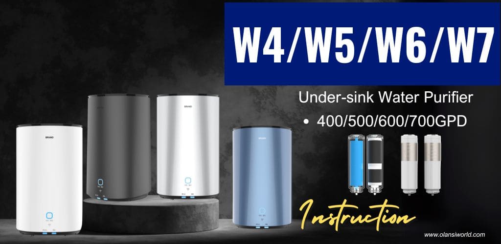 olansi w4 w5 w6 undersink water purifiers